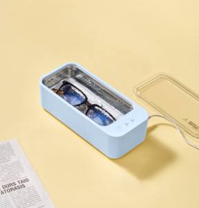 2023 nouveau design anneau de <span class=keywords><strong>lunettes</strong></span> Mini réservoir d'alimentation en acier inoxydable MINI nettoyeur <span class=keywords><strong>à</strong></span> <span class=keywords><strong>ultrasons</strong></span> version sans fil - Product Image 6