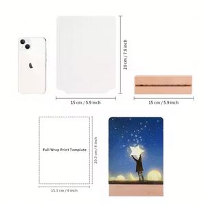 Customizable Sublimation LED <b>Night</b> <b>Light</b> Acrylic Photo Frame Warm White Emitting for Bedroom Decor - Product Image 4