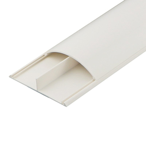 Nhà máy bán dễ dàng gắn đóng cửa nhựa tường cáp dây Bìa PVC hệ thống dây điện Duct PVC ARC tầng Cáp Trunking ROHS chứng nhận - Product Image 2