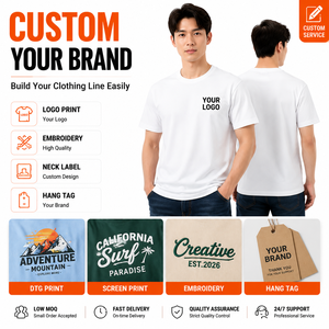 เสื้อยืดโอเวอร์ไซส์พรีเมียมผ้าฝ้ายแท้ 100% ระบายอากาศได้ดี นุ่มสบาย สไตล์ลำลอง สตรีทแวร์ รับสกรีนโลโก้ เสื้อยืดเปล่าสีพื้น - Product Image 3