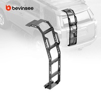 BEVINSEE Échelle de hayon tout-terrain évolutive 300 lb pour Toyota 4Runner 2010-2024