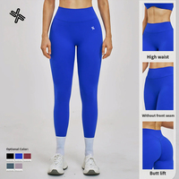 Vêtements de sport personnalisés pour la gym, pantalons de yoga, leggings de yoga pour femmes à taille haute et effet push-up