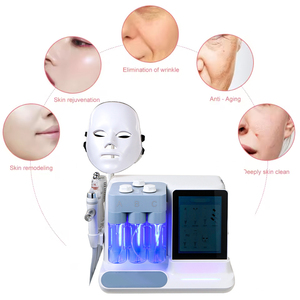 เครื่องทำทรีทเมนท์หน้า 7 in 1 Aqua Peeling Beauty Salon ไฮดรา วอเตอร์ เดอร์มาเบรชั่น สกิน สครับเบอร์ พีล อ็อกซิเจ<span class=keywords><strong>น</strong></span> เจ็ท ตั้งค่าได้หลายภาษา - Product Image 1