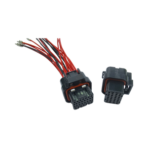 Connecteur Automobile Étanche TE SuperSeal 1437290 3.0mm, Boîtier de Prise 26-34 Circuits 12-240V, Double Verrouillage, Faisceau de Câbles Personnalisé - Product Image 2