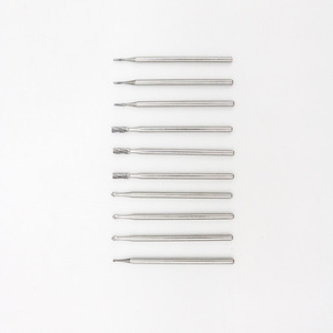 Fraise dentaire électrique argentée à tête aiguille de 1,8 mm pour la sculpture dentaire et la gravure sur jade - Product Image 1