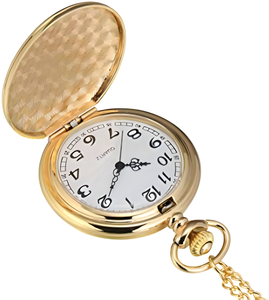 Reloj Parlante en Inglés para Mujer, Colgante con Bisel Redondo Dorado para Personas Mayores con Discapacidad Visual, Analógico con Voz, Alarma y Fecha - Product Image 5