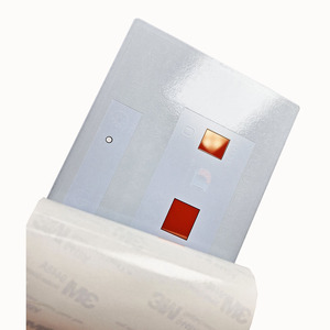 Tùy chỉnh mạnh mẽ dính Nhựa PC nút dập nổi bảng điều khiển điện Sticker PC nhãn trường hợp máy tính nhãn - Product Image 3