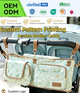 <span class=keywords><strong>Sac</strong></span> de rangement isotherme portable pour poussette double, organisateur pour chariots de poussettes, <span class=keywords><strong>sac</strong></span> de rangement pour couches, idéal pour l'extérieur - Product Image 1