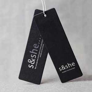 Sinh thái thân thiện tái chế quần áo Swing hangtag in giấy sang trọng tùy chỉnh Treo tag - Product Image 2