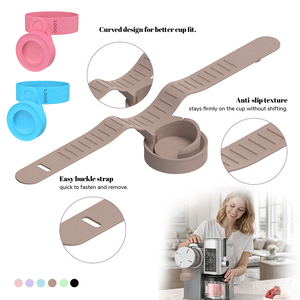 Nouvel arrivage : Couvercle en silicone anti-goutte pour machine à crème glacée <span class=keywords><strong>Ninja</strong></span> Creami Swirl séries NC700 NC701 – Récupérateur de gouttes - Product Image 5