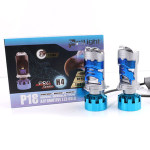 Tres lentes H4 Mini Led proyector faro bombilla 170W 18000LM coche Led lente camión Bi Led proyector lente - Product Image 2