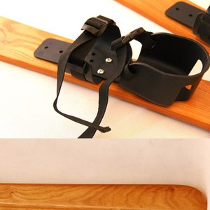 Tabla de Esquí Deportiva Infantil de Madera Maciza, Estilo Libre, Trineo de Moda Invernal, Juego de Tabla Doble, Modelo Ski-4 de 130 cm - Product Image 2