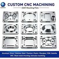 Plaque de montage EOAT sur mesure, usinée CNC avec précision, en métal, pour le positionnement et la fixation des robots industriels en assemblage automatisé