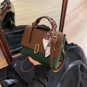 Factory Wholesale Handbags Ladies Silk Scarves Small Shoulder Crossbody Tote square Bag Ladies Fashion Design Purses for Women - Product Image 5