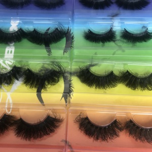 Prix de gros 10 paires de styles populaires mixtes oeil de chat volume dramatique ensemble de faux <span class=keywords><strong>cils</strong></span> longs multipack - Product Image 1