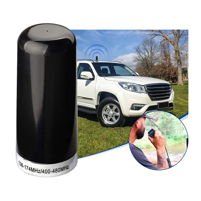 Dual Band UHF VHF Car Mobile Radio Antenna for Truck Ham Radio & Amateur Two-Way Marine Boat Use