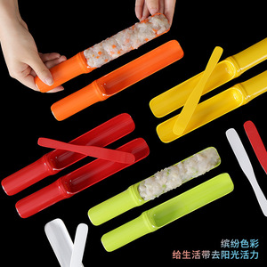 A5 <b>Melamine</b> Hot Pot Tableware Shrimp Paste <b>Plate</b> Mold Commercial Imitation Porcelain Creative Bamboo Tube Fish Paste Meatball - Product Image 5