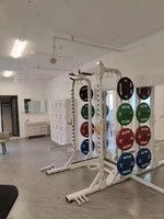 ZY Commercial Half Rack Squat Rack avec rangement pour poids, banc réglable, Power Rack, équipement d'entraînement de force pour salle de sport
