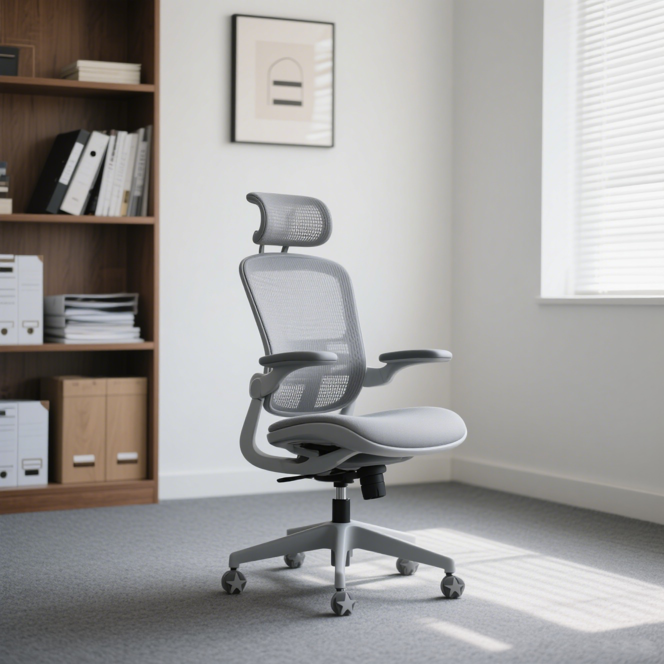 office chair desk chair adjustable ergonomic mesh with lumbar support