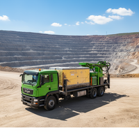 Foreuse Hydraulique Complète Montée sur Camion CS350 pour Puits d'Eau et Forages, Capacité de 350m, Forage Boue et Air