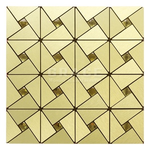 Nhôm Composite Panel Mosaic Kim Loại Peel Và Stick <span class=keywords><strong>Backsplash</strong></span> Tường Gạch - Product Image 2