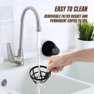 <span class=keywords><strong>Cafetière</strong></span> <span class=keywords><strong>compacte</strong></span> programmable avec capacité de 5 tasses <span class=keywords><strong>Cafetière</strong></span> intelligente goutte à goutte - Product Image 3