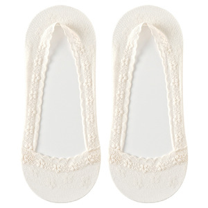 Collants invisibles personnalisés en soie glacée printemps/été avec semelles en lin, anti-humidité et respirants, motif floral - Product Image 3