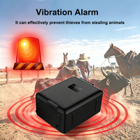 Traceur GPS solaire 30000mAh pour animaux de ferme avec géolocalisation, haut-parleur et surveillance vocale pour chameaux et bovins