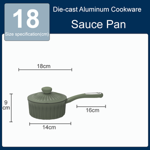 13Pcs Đặt Chậu Gốm Lớp Phủ Không Dính RT-D Loạt Thích Hợp Cho Nấu Ăn Trong Gia Đình Nhà Bếp - Product Image 2