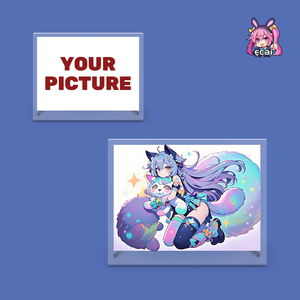 Acrylic hiển thị đứng pha lê Khung Ảnh Ngang & dọc tác phẩm nghệ thuật tùy chỉnh phim hoạt hình bưu thiếp chủ hình ảnh Hội Đồng Quản Trị - Product Image 3