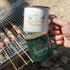 Tasses de camping en acier inoxydable Happy Campers - Tasses à café écologiques pour les aventures en plein air, cadeaux de voyage parfaits pour les couples - Product Image 3