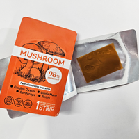 Bandes sublinguales d'extrait de champignon de qualité supérieure, antioxydant, sans sucre, 10-en-1, supplément cérébral nootropique, végétalien, oral, mince