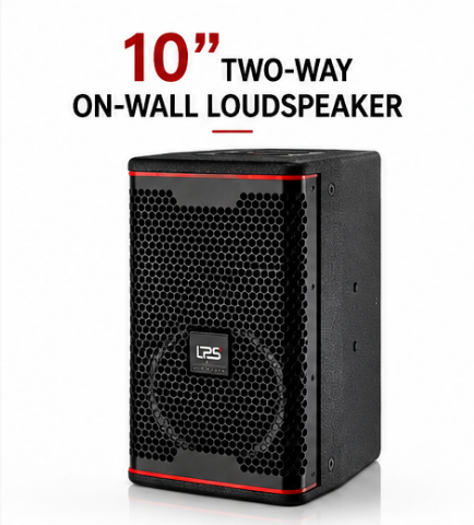 10" Neodymium Bass Speaker 95dB Sensitivity 8Ω Impedance, Professional Audio Karaoke Audio System