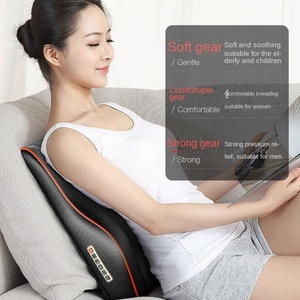 Hot Selling <b>Massage</b> Pillow With Head Heat Shoulder Back Neck Vibrator Infrared Neck Soft Support Travel <b>Massage</b> Pillow - Product Image 6