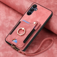 Fente pour carte Portefeuille Coque arrière avec support d'anneau pour Samsung Galaxy A15/A55/M15/S23FE/S24 Ultra