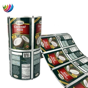 Factory Price Food Grade Plastic Bopp Metallic Aluminum <strong>Foil</strong> Sachet Packaging Roll <strong>Film</strong> for Coconut Flour Powder - Product Image 3