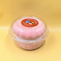 Jouet anti-stress en PU à rebond lent, personnalisable avec logo, en forme de macaron, sandwich ou biscuit réaliste, pour le soulagement du stress, idéal pour l'export.