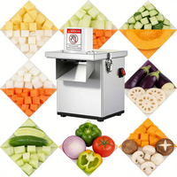 Automatische aardappel-, groente- en fruit-snijmachine met motor 220V Henan voor commerciële keukens lost arbeidsgebreken op, laag geluidsniveau