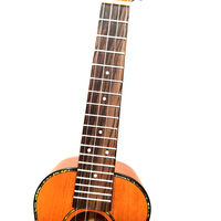 For 18 Fret 23-Inch Concert Ukulele Solid Rosewood Dots Inlay Fingerboard Replacement Stringed Instruments Parts