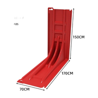 Barrera portátil contra inundaciones de ABS, duradera, impermeable, tamaño personalizado, fácil instalación, protección.