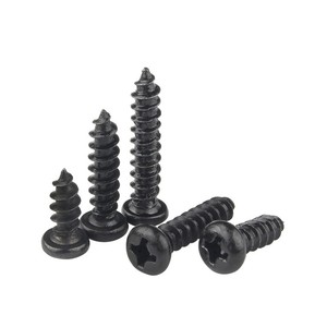 Viti Autofilettanti a Testa Tonda Phillips in Acciaio al Carbonio Nero M3 M4 M5 M6 M7 M8 per Fissaggio Mobili e Legno - Product Image 5