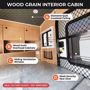 Petite caravane pliante WECARE, caravane teardrop, caravane tout-terrain, <span class=keywords><strong>camping</strong></span>-<span class=keywords><strong>car</strong></span> portable pour aventures de <span class=keywords><strong>camping</strong></span> en plein air - Product Image 4