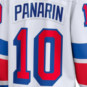 New York 10 Artemi Panarin 31 logo Shesterkin 23 Adam untuk Fox 93 Mika zibanejadad 73 Matt reme jersi hoki es jahitan - Product Image 6
