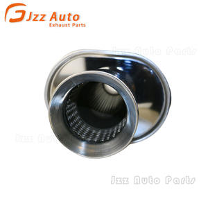 8.<span class=keywords><strong>5</strong></span> di aggiornamento delle prestazioni dei ricambi Auto "* 6" silenziatore in acciaio inossidabile <span class=keywords><strong>2</strong></span>.<span class=keywords><strong>5</strong></span> "a 4" silenziatori ovali di scarico per Auto - Product Image 5