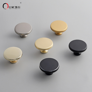 Oukkali pegangan lemari mewah, ringan campuran seng desain kustom pegangan kenop aksesoris furnitur pegangan kabinet - Product Image 2