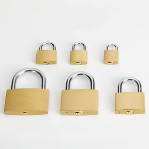 Cadenas de sécurité en laiton et fer massif de 40mm de haute qualité, cadenas étanche à bagages bon marché avec <span class=keywords><strong>double</strong></span> clé pour portes, taille 70mm - Product Image 1