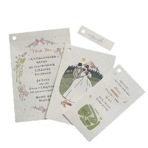 Étiquettes suspendues en papier spécial, impression numérique personnalisée, simple ou double face, étiquettes cadeaux artisanales pour intérieur, cartes - Product Image 3