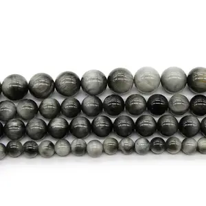 <span class=keywords><strong>Perles</strong></span> de pierre précieuse rondes, œil de faucon, 1 pièce, 10mm - Product Image 1