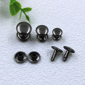 Rắn Brass Kim Loại Vòng Hình Dạng Nấm Nắp Đôi Đinh Tán 6Mm 7Mm 8Mm 9Mm 10Mm 12Mm Đinh Tán Đinh Tán Cho Da Giày Túi Quần Áo - Product Image 6