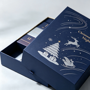 <b>Christmas</b> Advent Calendar Paper <b>Box</b> Foldable Gift Packaging Drawer Storage <b>Box</b> Holiday Retail Display - Product Image 6